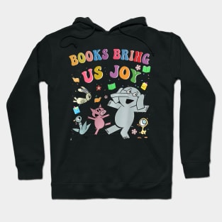 Read Book Cute School Teacher Librarian Elephant Pigeon Hoodie